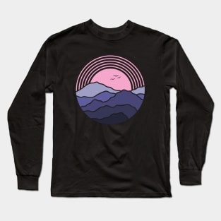 Lined Sunset Long Sleeve T-Shirt